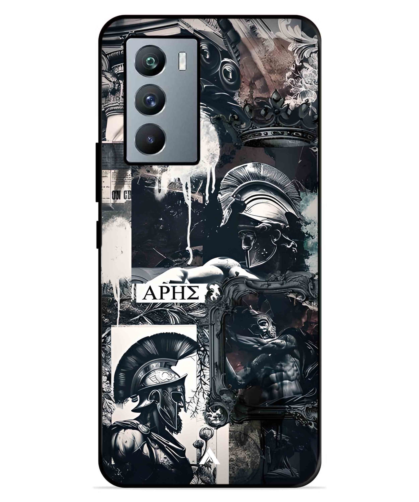 Greek Mindset Metal Back Cover Phone Case for iQOO Neo 5s