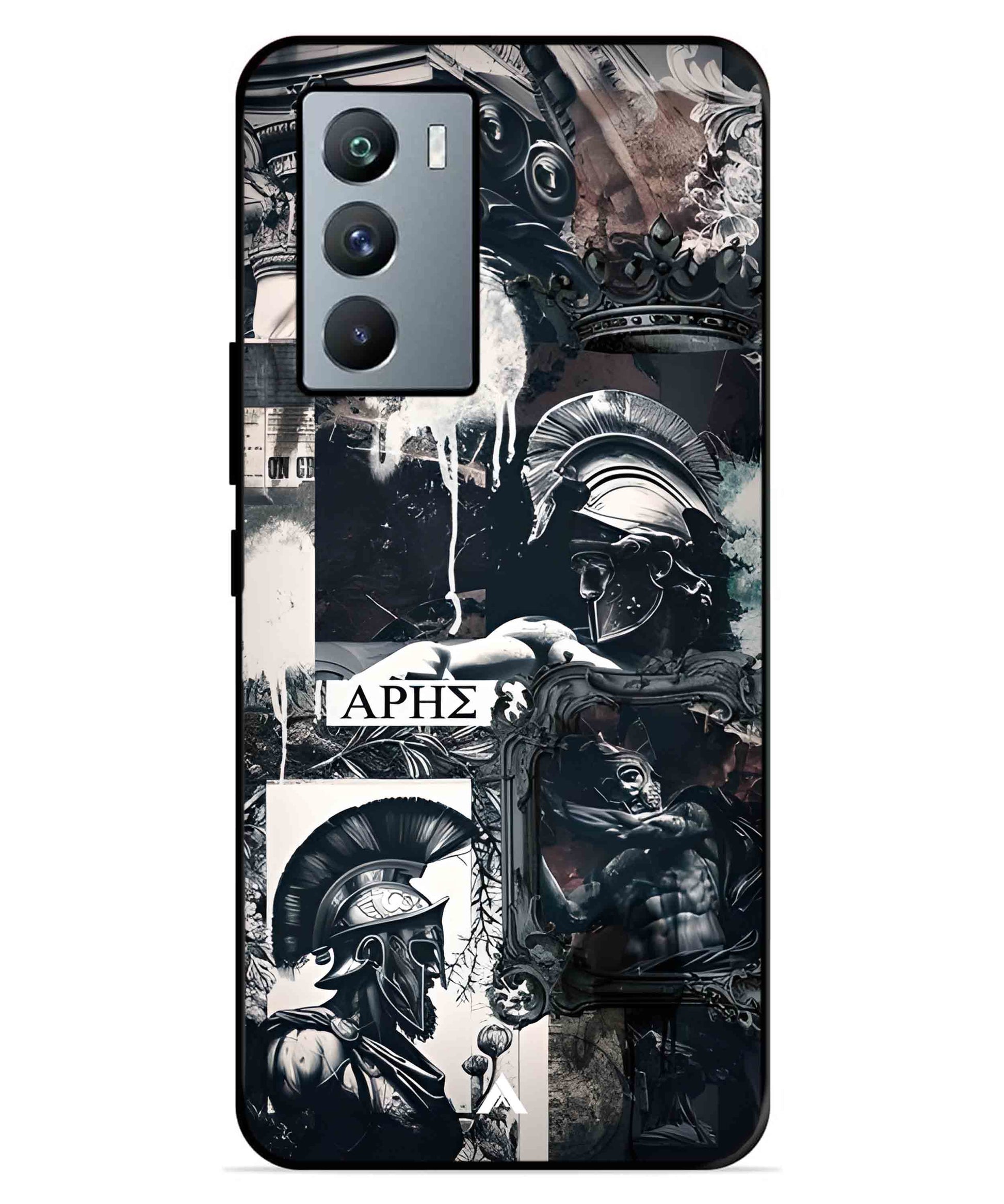 Greek Mindset Metal Back Cover Phone Case for iQOO Neo 5s