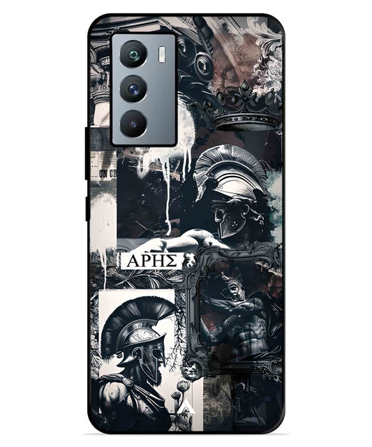 Greek Mindset Metal Back Cover Phone Case for iQOO Neo 5s