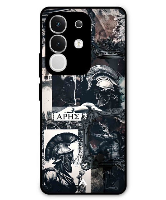 Greek Mindset Metal Back Cover Phone Case for iQOO Z10x