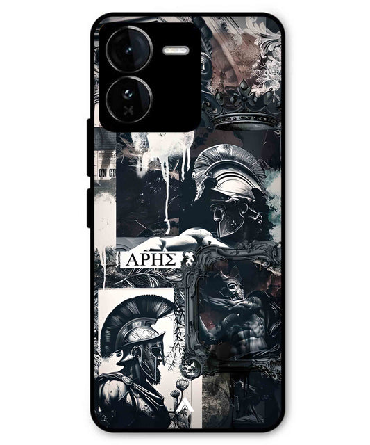 Greek Mindset Metal Back Cover Phone Case for iQOO Z9