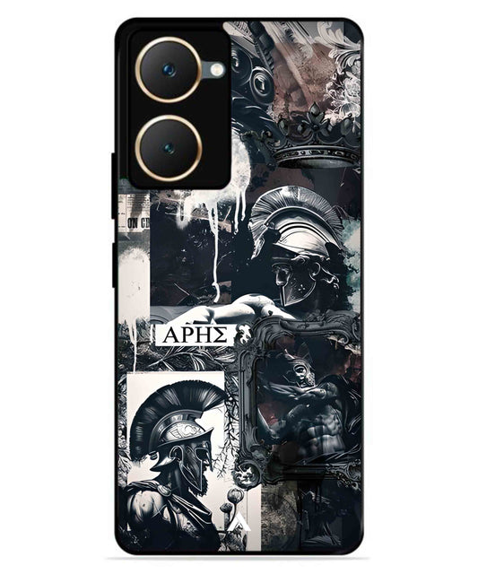 Greek Mindset Metal Back Cover Phone Case for iQOO Z9 Lite