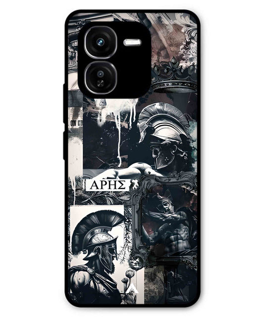 Greek Mindset Metal Back Cover Phone Case for iQOO Z9x