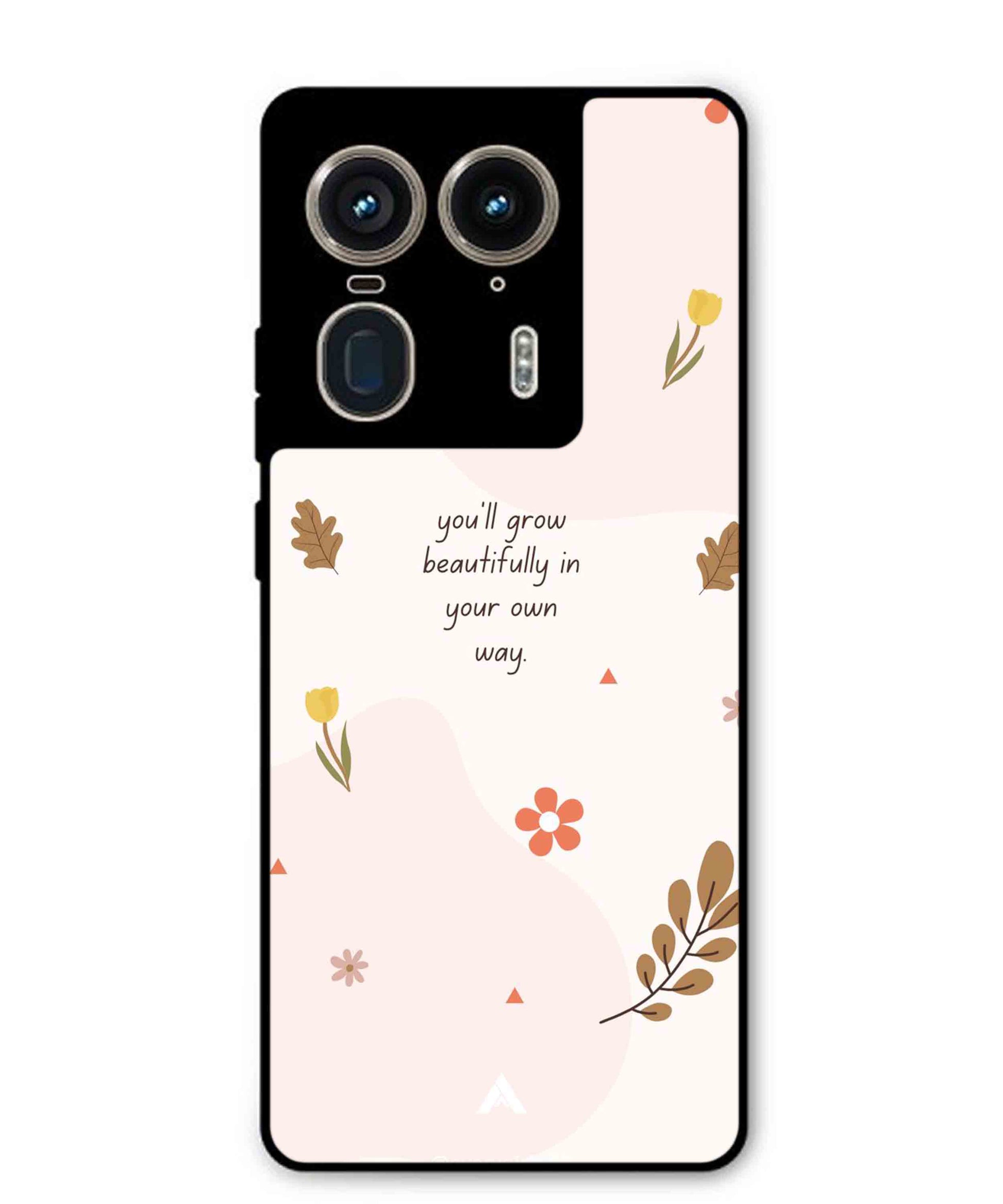 Her Own Way Metal Back Cover Phone Case for Moto Edge 50 Ultra