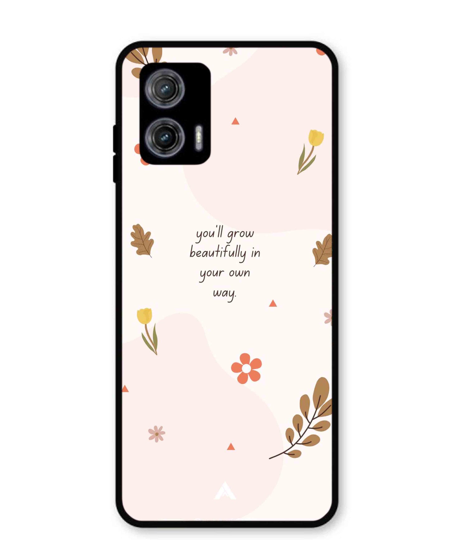 Her Own Way Metal Back Cover Phone Case for Moto G73