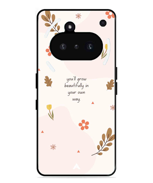 Her Own Way Metal Back Cover Phone Case for Nothing Phone 3a