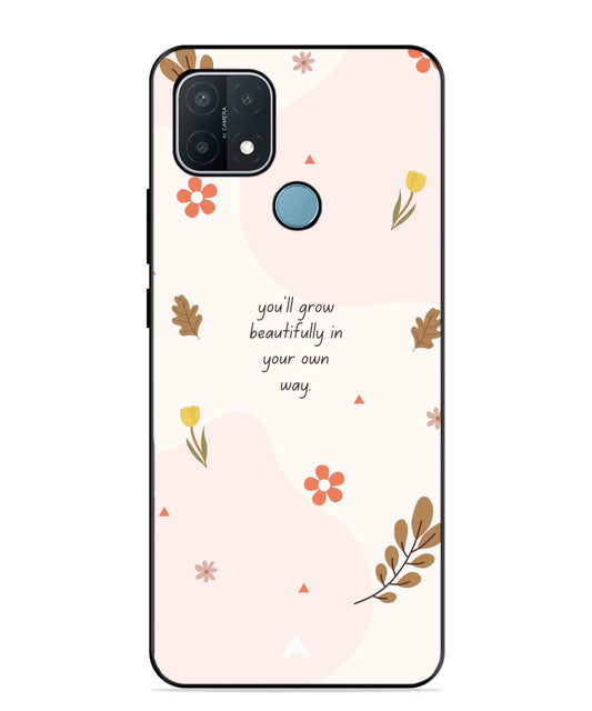 Her Own Way Metal Back Cover Phone Case for OPPO A15