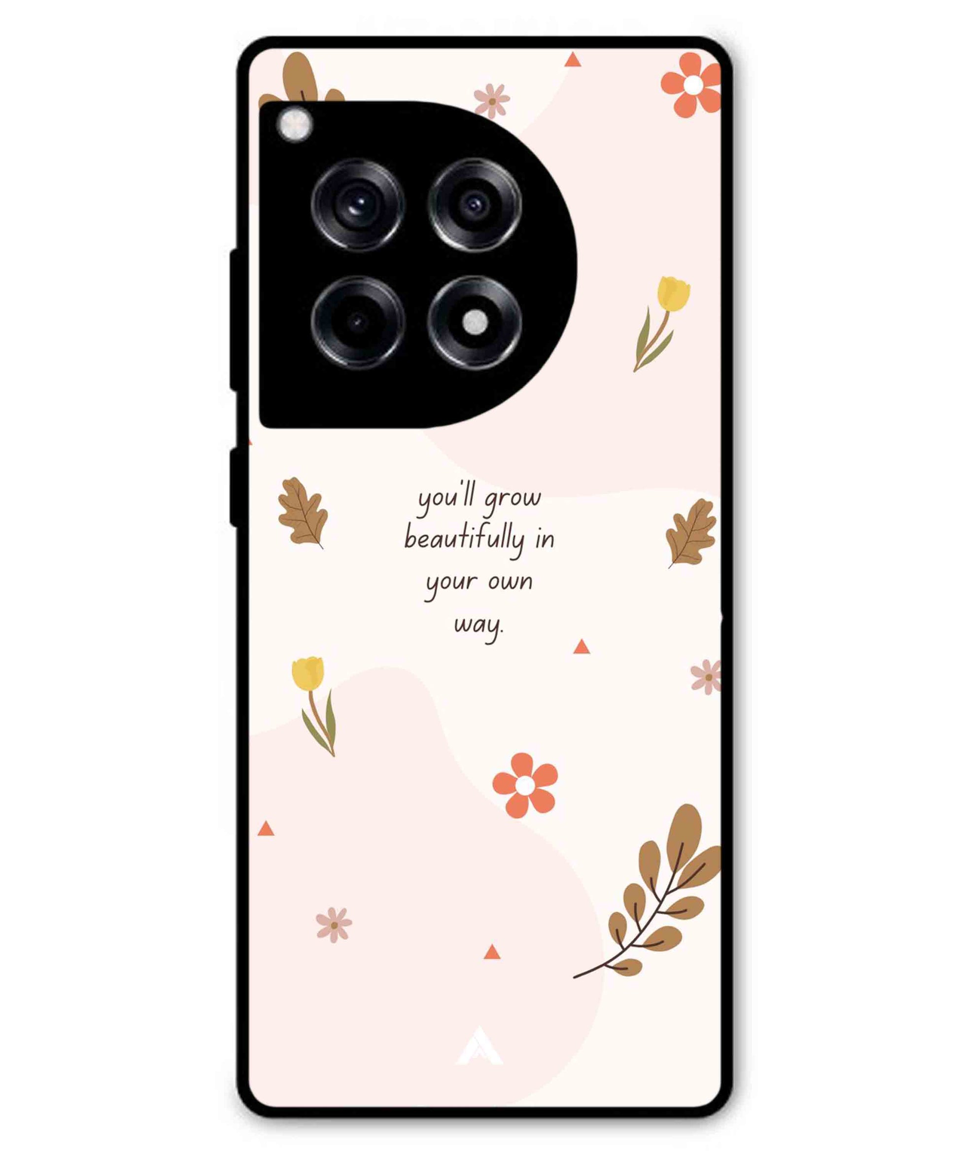 Her Own Way Metal Back Cover Phone Case for Oneplus 12R