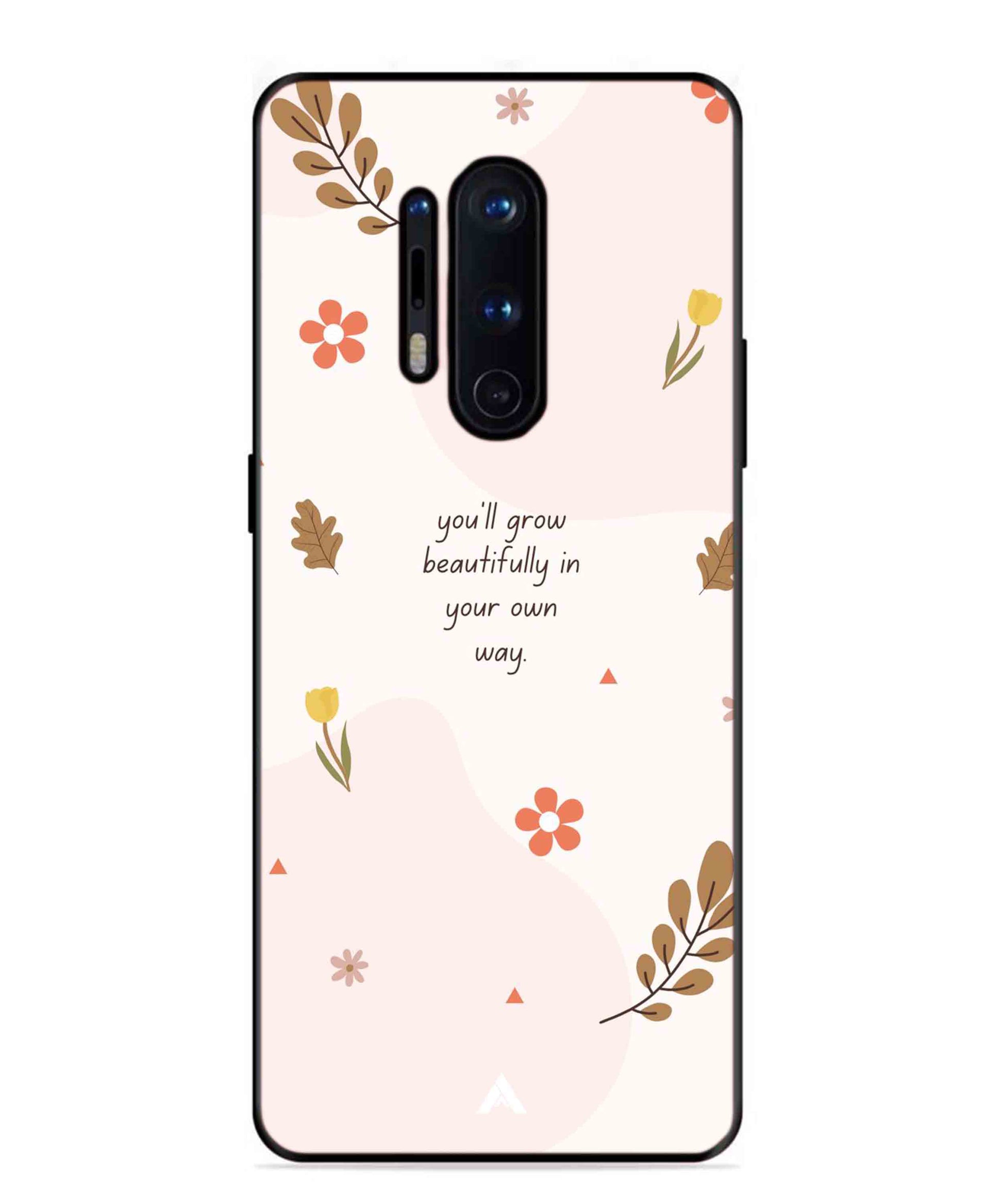 Her Own Way Metal Back Cover Phone Case for Oneplus 8 Pro
