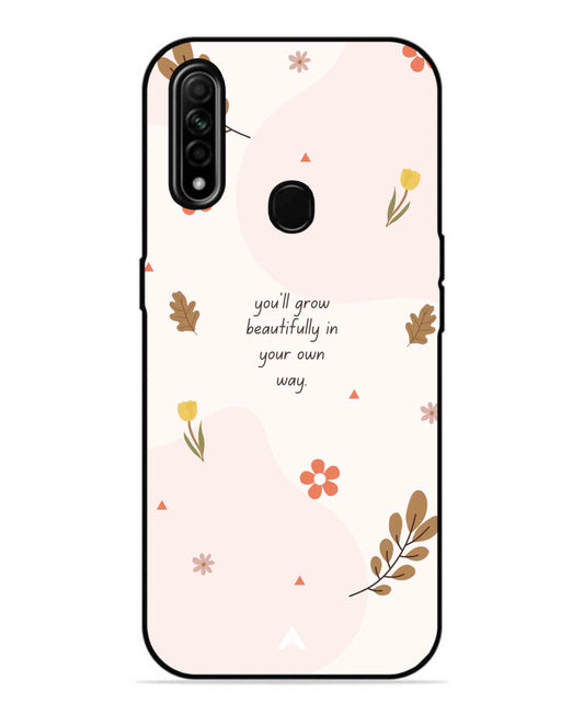 Her Own Way Metal Back Cover Phone Case for Oppo A31