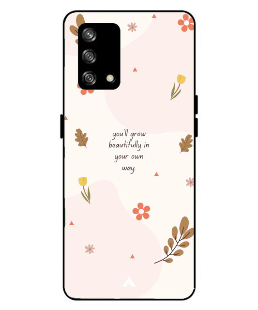Her Own Way Metal Back Cover Phone Case for Oppo A93