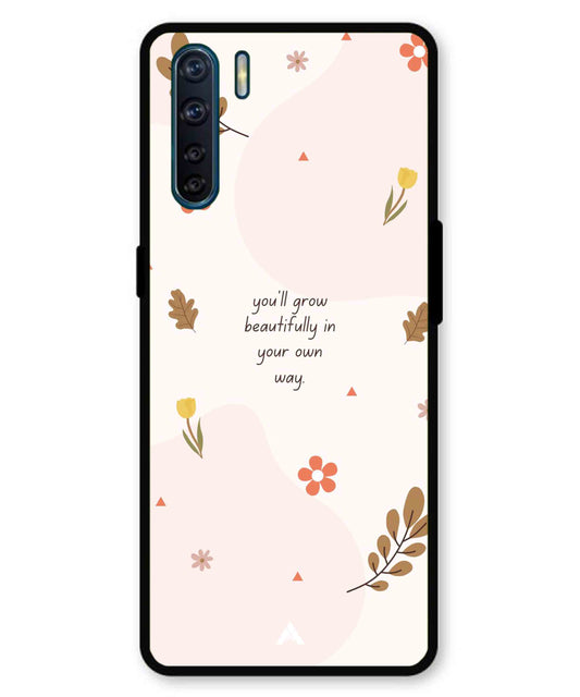 Her Own Way Metal Back Cover Phone Case for Oppo F15