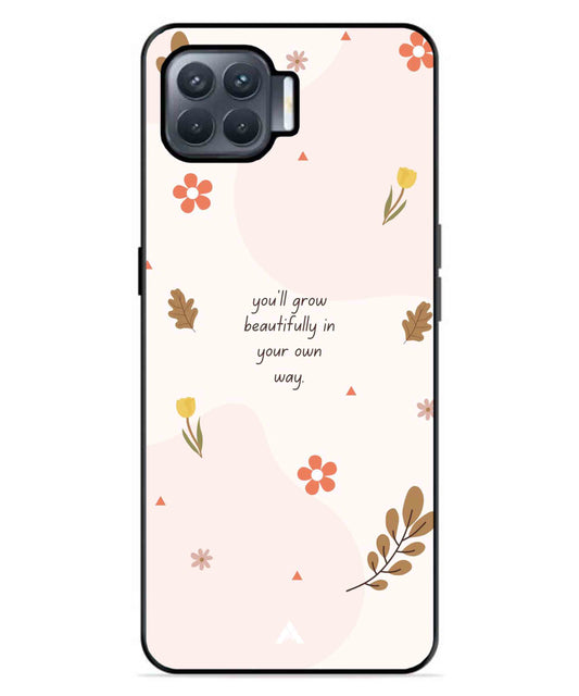 Her Own Way Metal Back Cover Phone Case for Oppo F17 Pro