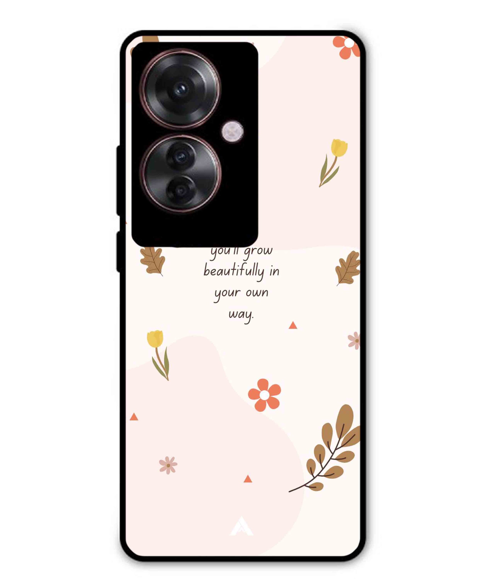 Her Own Way Metal Back Cover Phone Case for Oppo F25 Pro