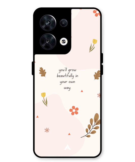 Her Own Way Metal Back Cover Phone Case for Oppo Reno 10