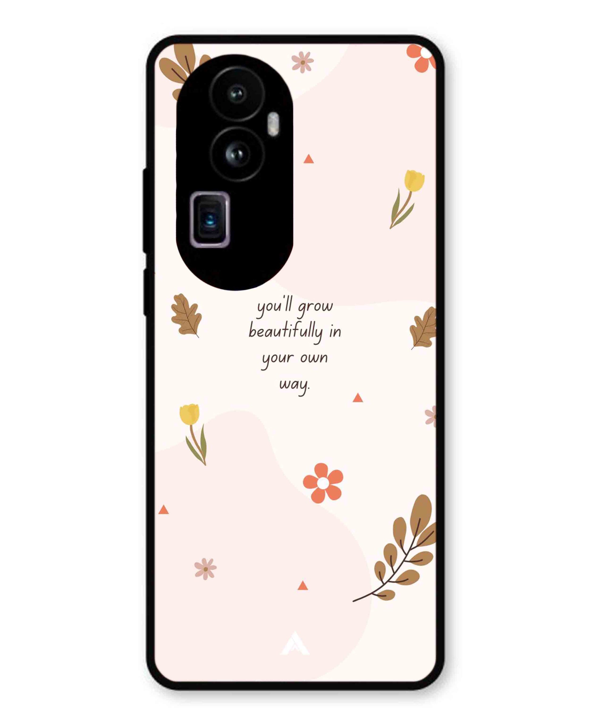 Her Own Way Metal Back Cover Phone Case for Oppo Reno 10 Pro Plus