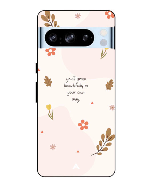 Her Own Way Metal Back Cover Phone Case for Pixel 8 Pro