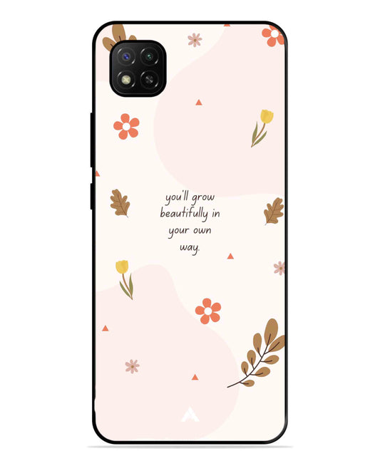 Her Own Way Metal Back Cover Phone Case for Poco C31