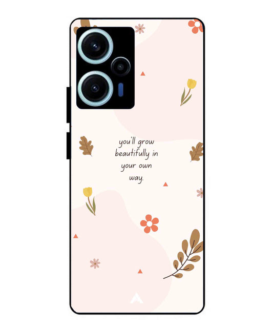 Her Own Way Metal Back Cover Phone Case for Poco F5