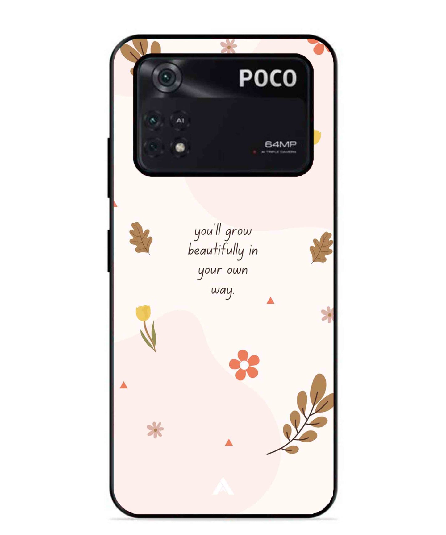Her Own Way Metal Back Cover Phone Case for Poco X4 Pro