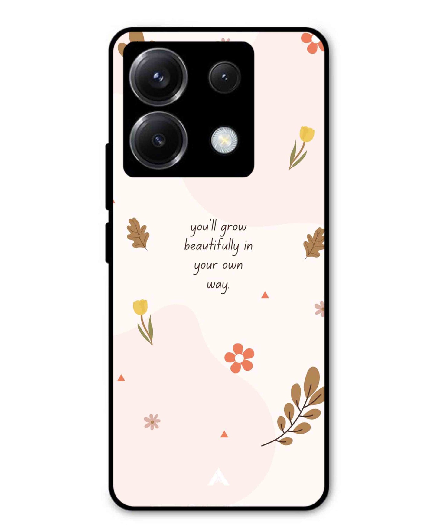 Her Own Way Metal Back Cover Phone Case for Poco X6