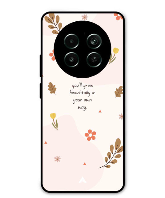 Her Own Way Metal Back Cover Phone Case for Realme 12x