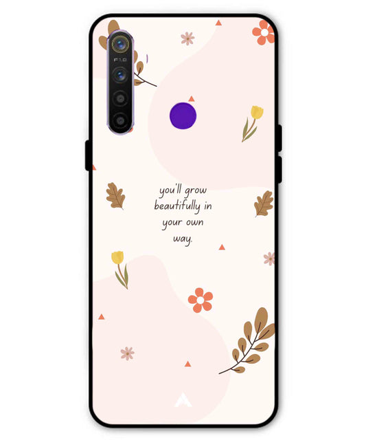 Her Own Way Metal Back Cover Phone Case for Realme 5s