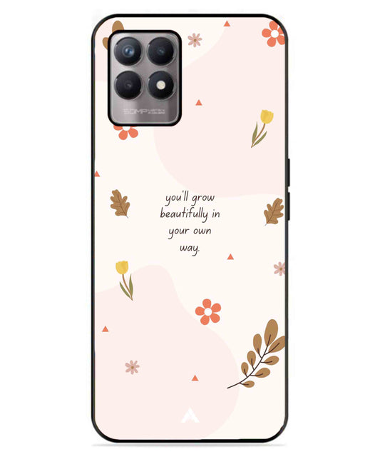 Her Own Way Metal Back Cover Phone Case for Realme 8 Pro