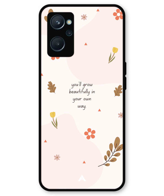 Her Own Way Metal Back Cover Phone Case for Realme 9i