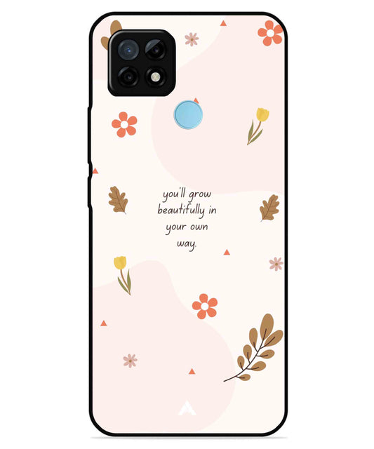 Her Own Way Metal Back Cover Phone Case for Realme C25Y