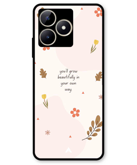Her Own Way Metal Back Cover Phone Case for Realme C51