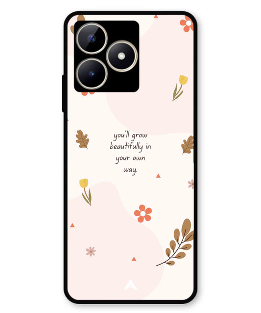 Her Own Way Metal Back Cover Phone Case for Realme C53