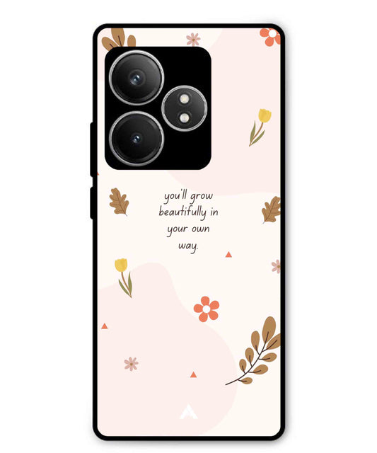 Her Own Way Metal Back Cover Phone Case for Realme GT 6T