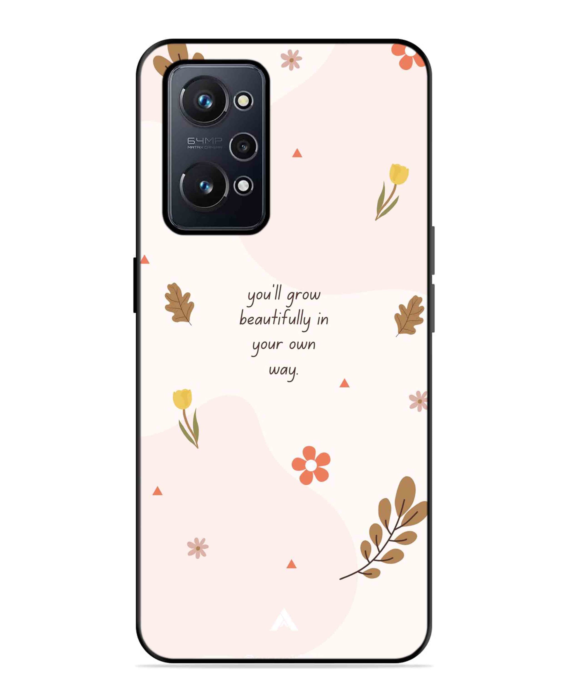 Her Own Way Metal Back Cover Phone Case for Realme GT Neo 2
