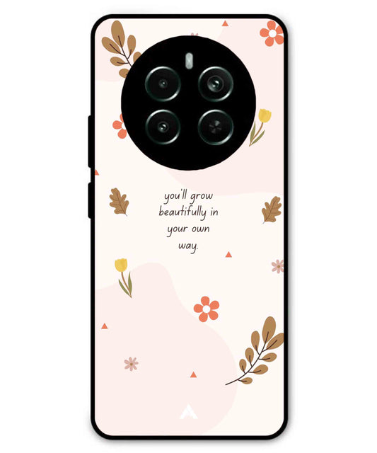 Her Own Way Metal Back Cover Phone Case for Realme P1