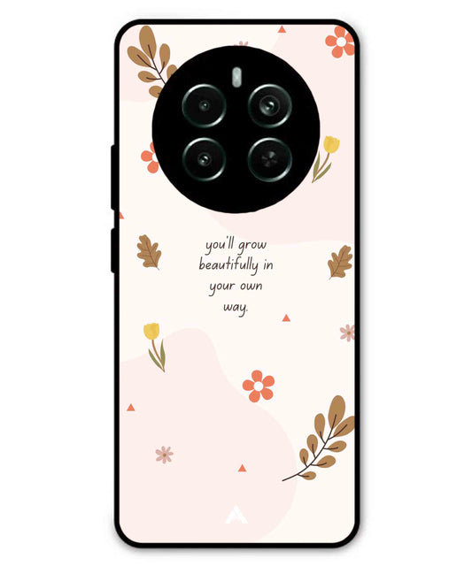 Her Own Way Metal Back Cover Phone Case for Realme P1 Pro