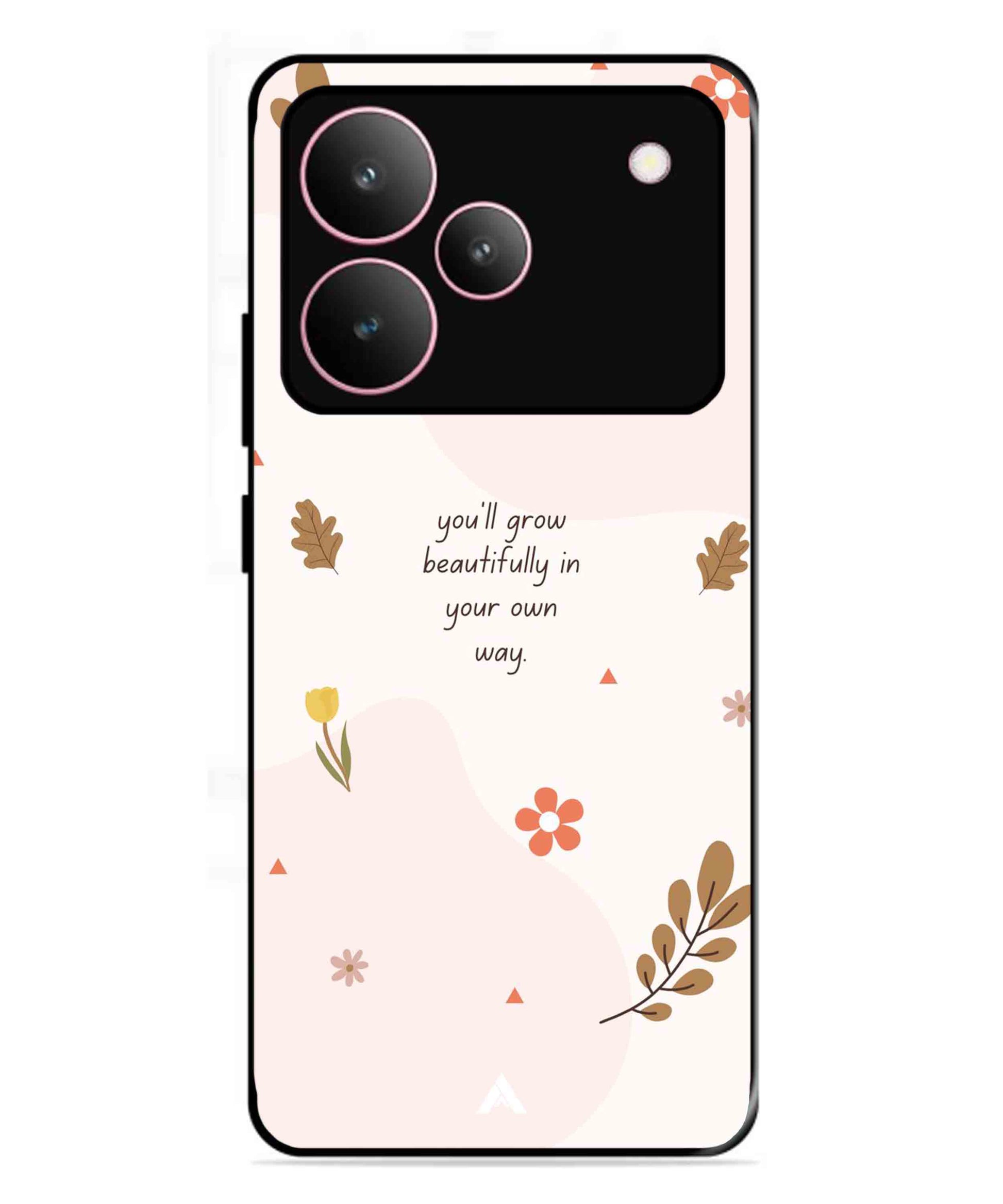 Her Own Way Metal Back Cover Phone Case for Realme P4