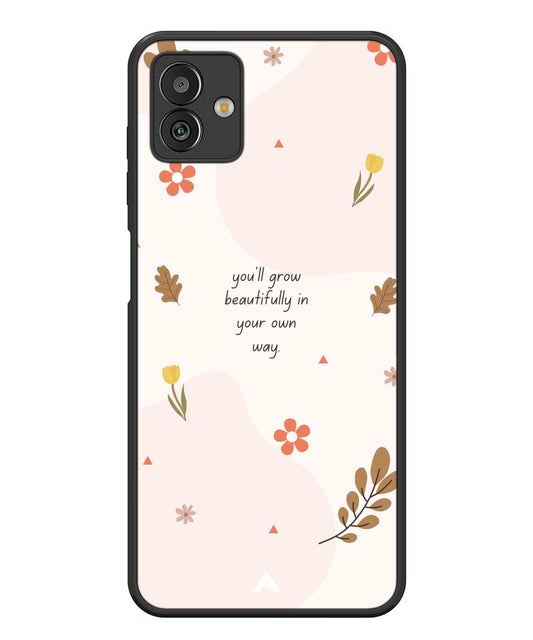 Her Own Way Metal Back Cover Phone Case for Samsugn Galaxy M13 5G