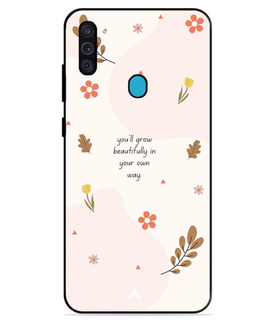 Her Own Way Metal Back Cover Phone Case for Samsung Galaxy A11