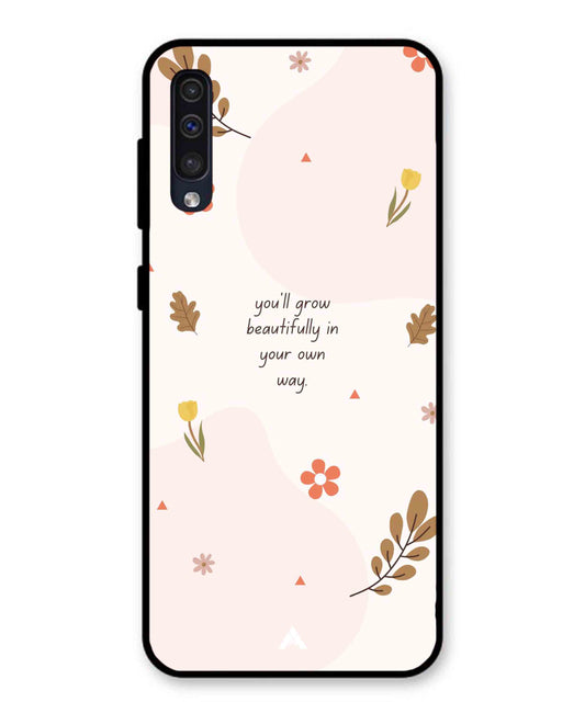 Her Own Way Metal Back Cover Phone Case for Samsung Galaxy A50
