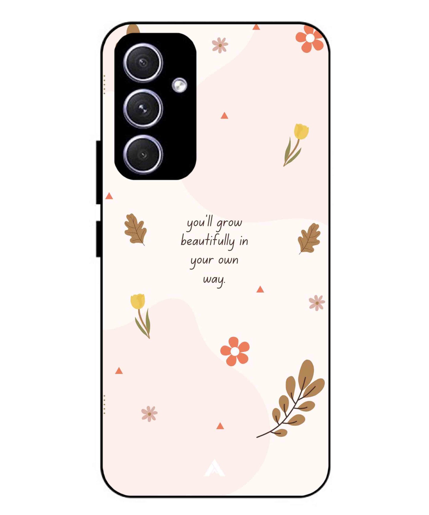 Her Own Way Metal Back Cover Phone Case for Samsung Galaxy A55