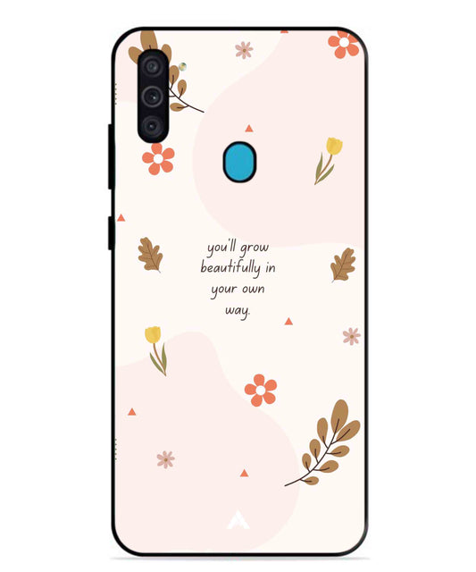 Her Own Way Metal Back Cover Phone Case for Samsung Galaxy F11