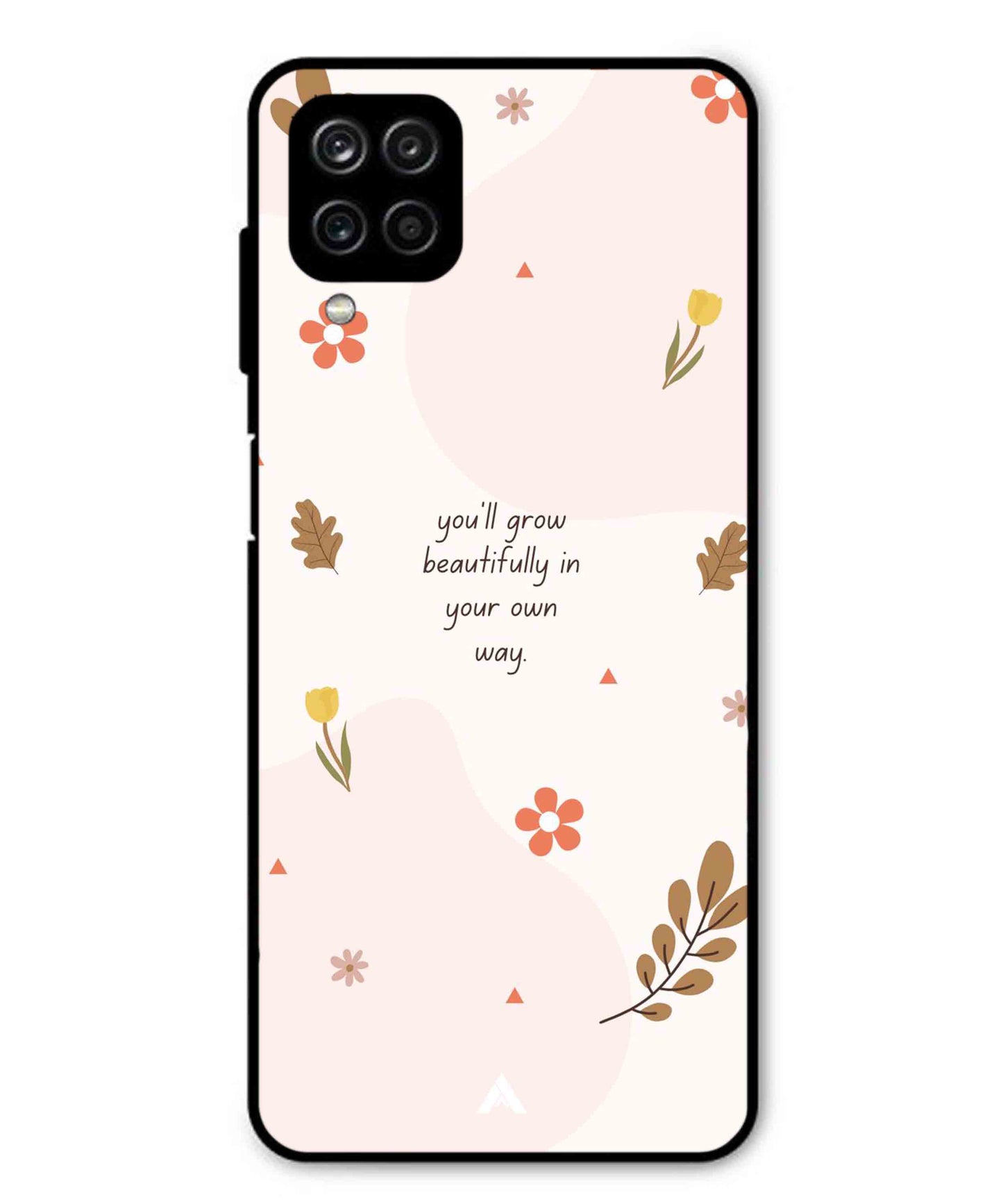 Her Own Way Metal Back Cover Phone Case for Samsung Galaxy F12