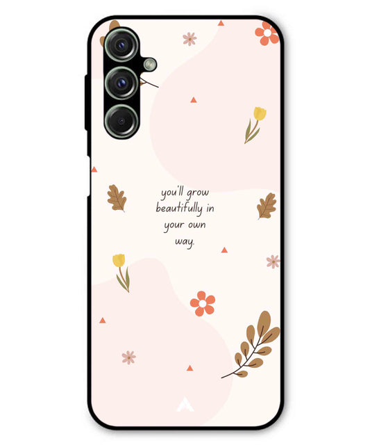 Her Own Way Metal Back Cover Phone Case for Samsung Galaxy F34