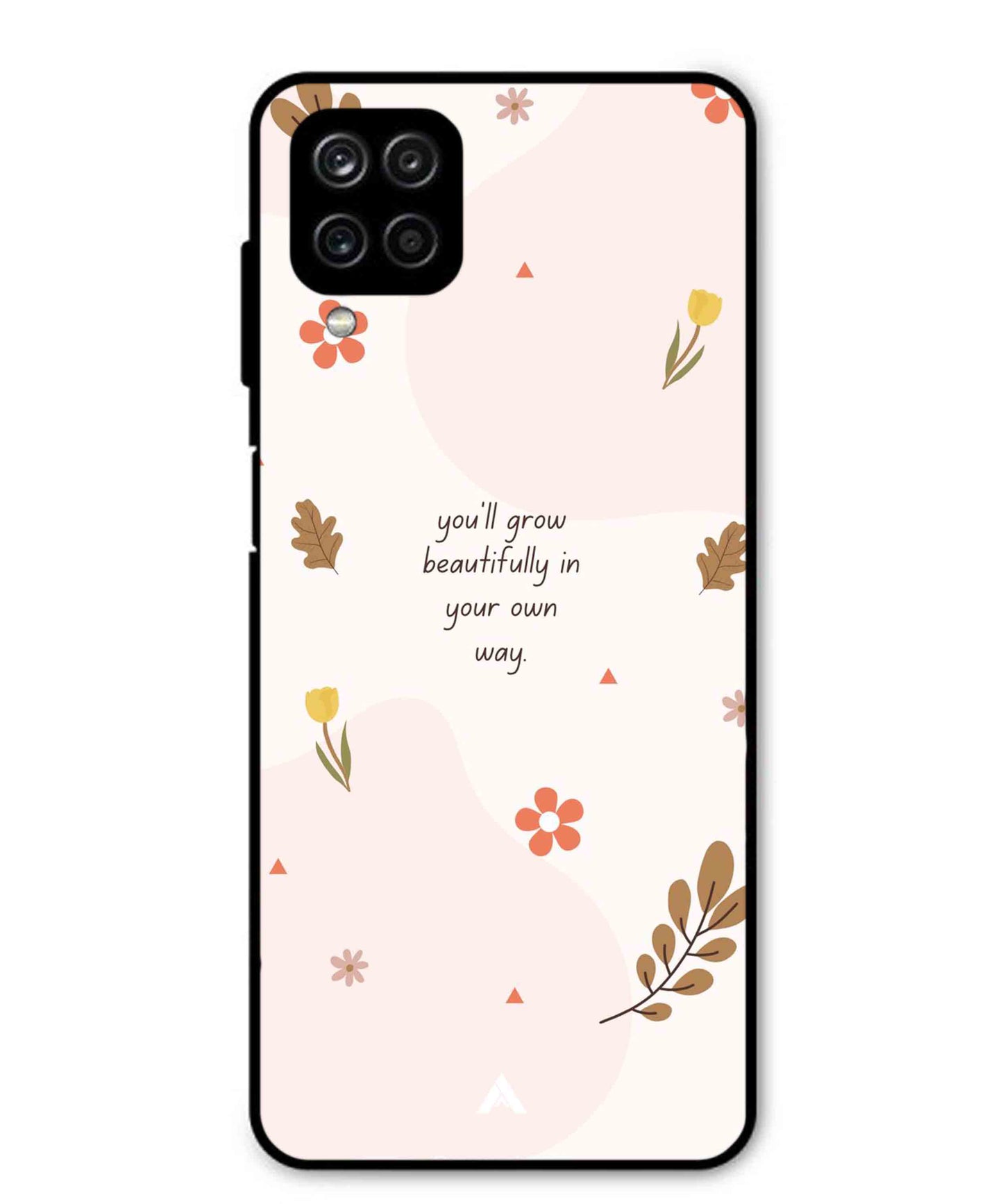 Her Own Way Metal Back Cover Phone Case for Samsung Galaxy M12