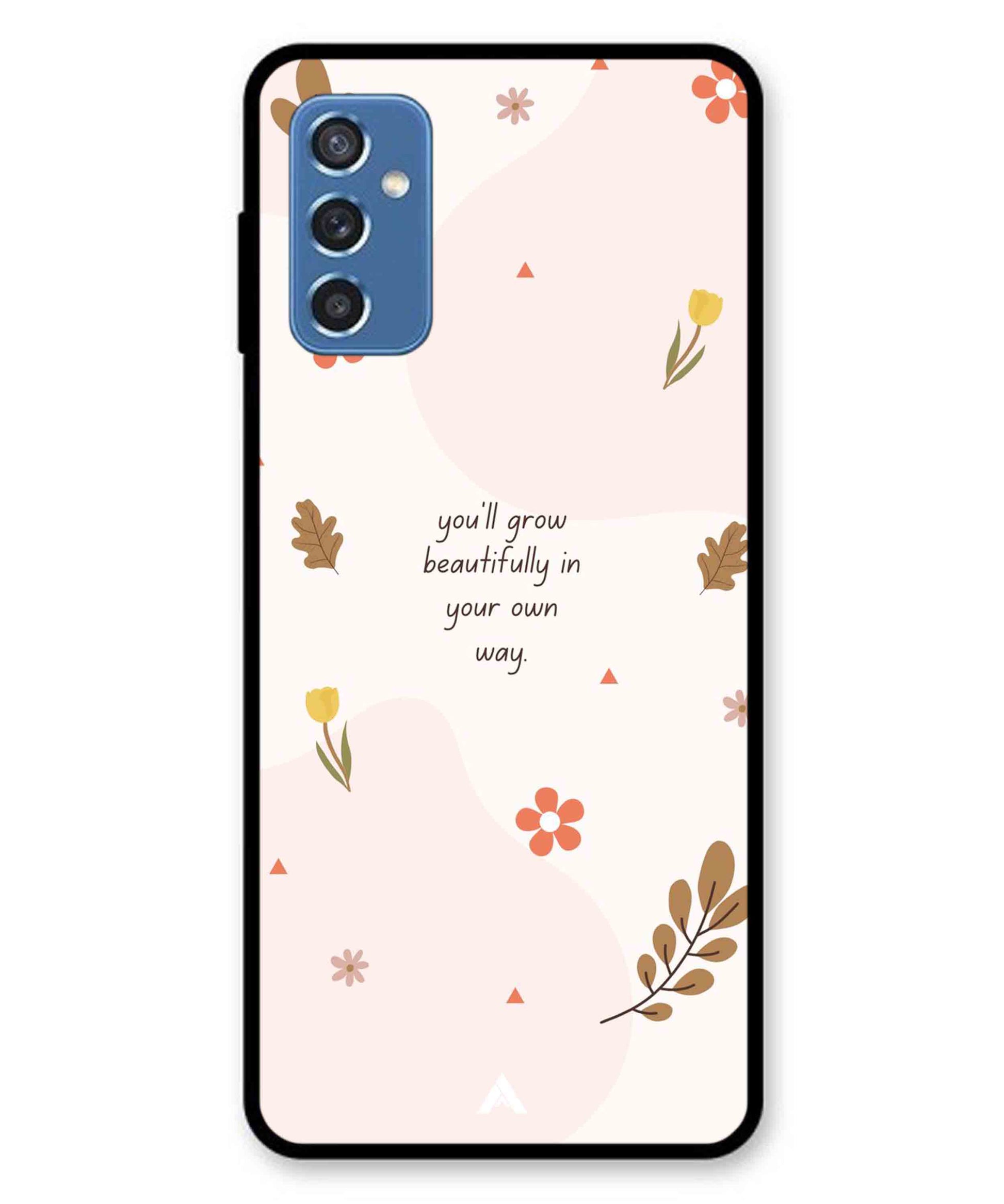 Her Own Way Metal Back Cover Phone Case for Samsung Galaxy M52