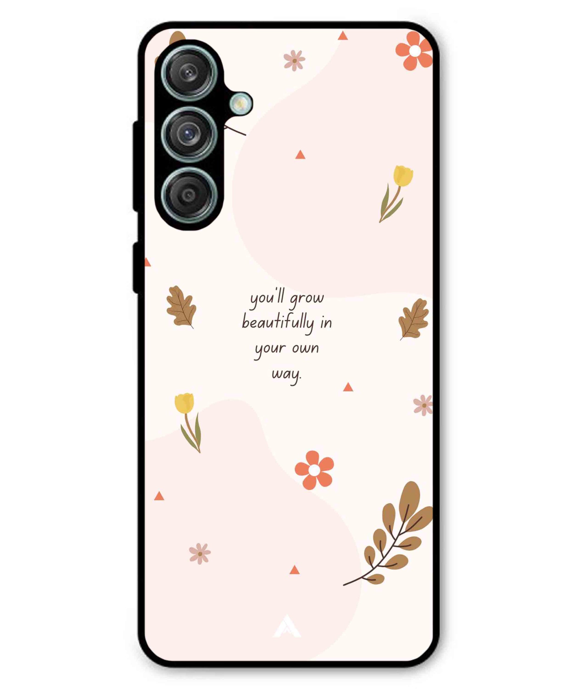 Her Own Way Metal Back Cover Phone Case for Samsung Galaxy M55