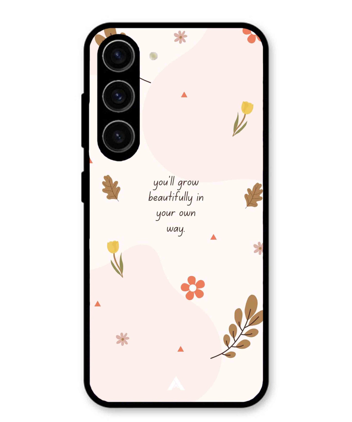 Her Own Way Metal Back Cover Phone Case for Samsung Galaxy S23