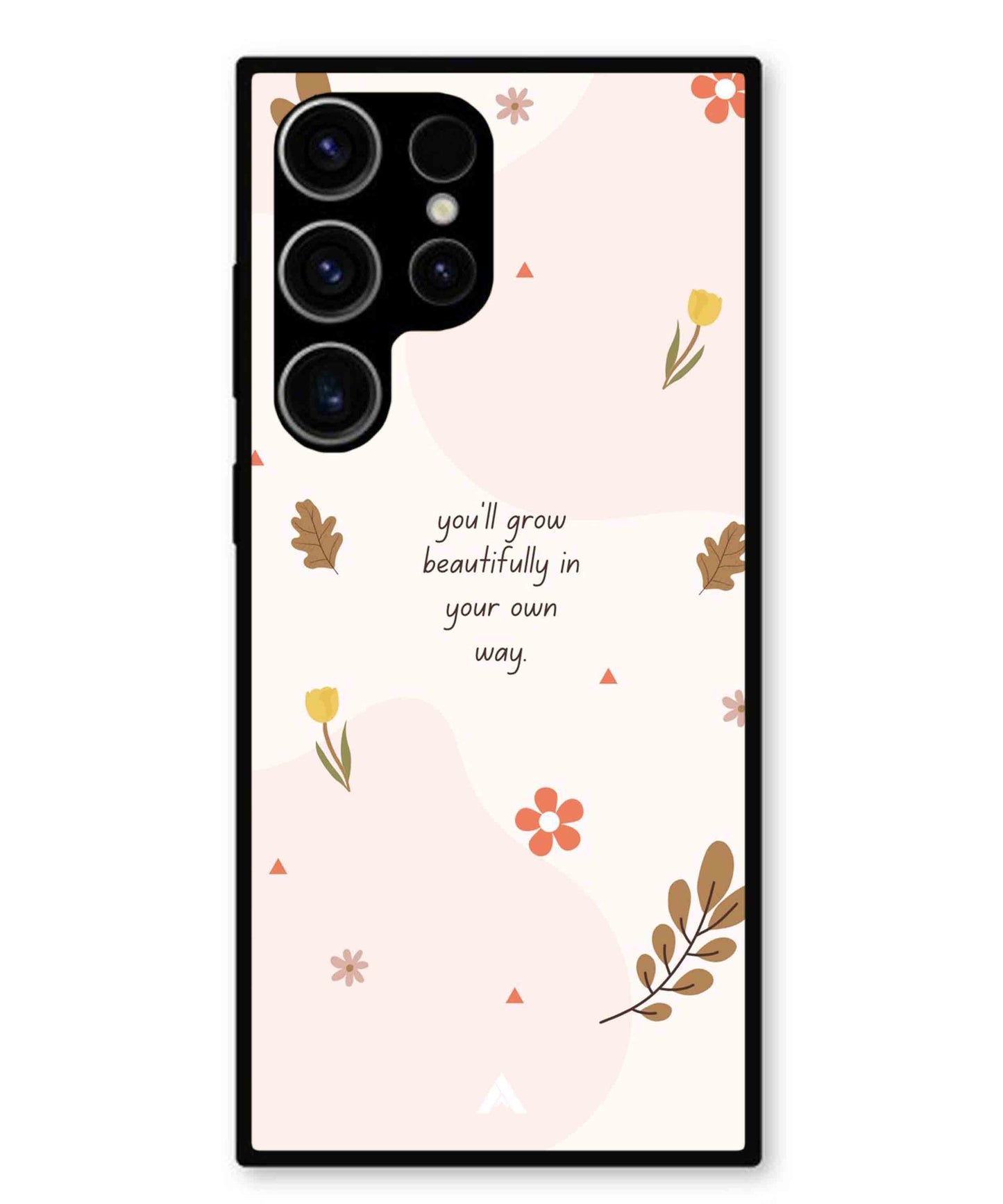Her Own Way Metal Back Cover Phone Case for Samsung Galaxy S23 Ultra