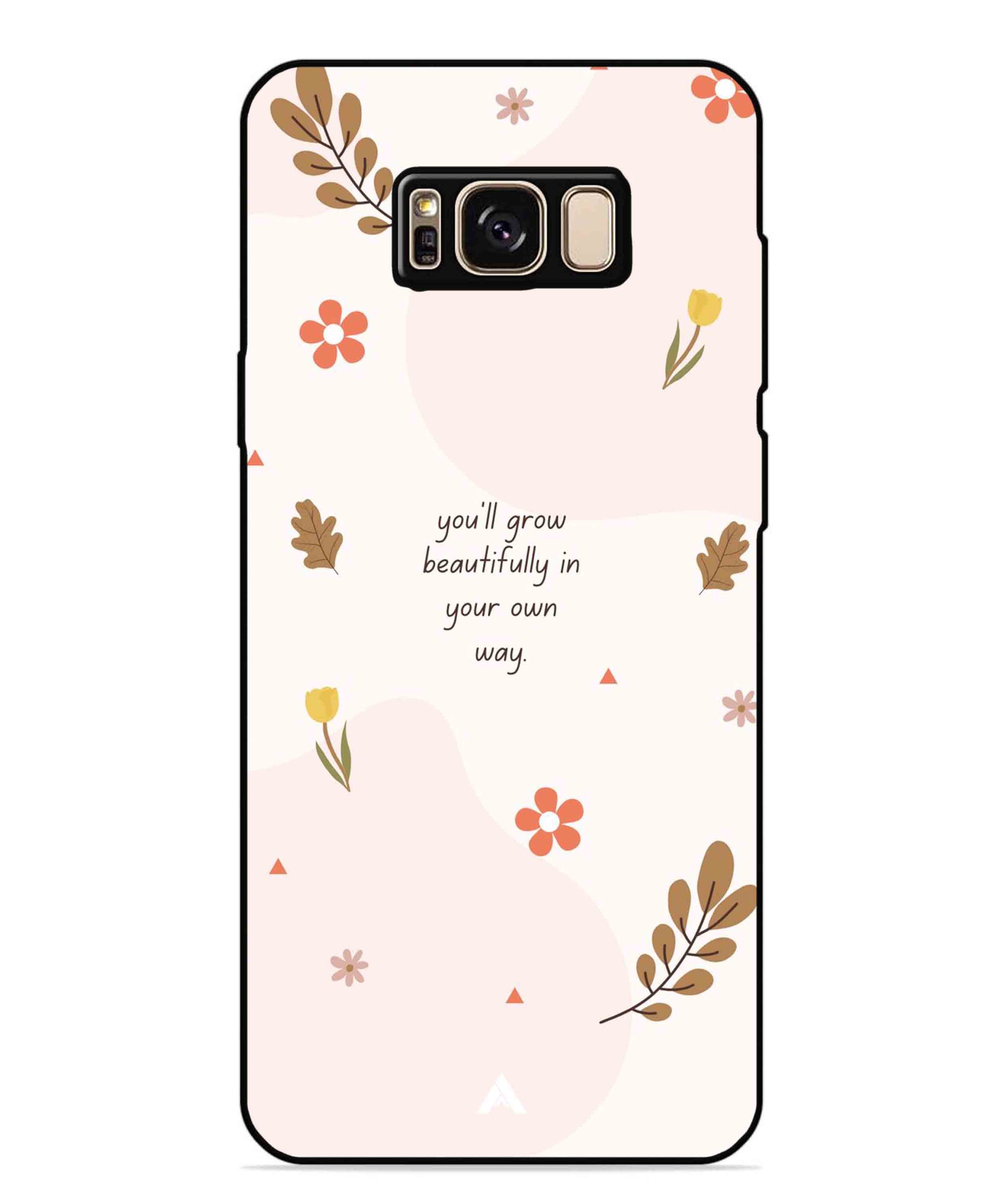 Her Own Way Metal Back Cover Phone Case for Samsung Galaxy S8 Plus